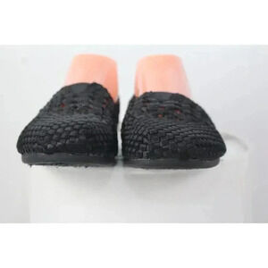 ladies black TOMS espadrille Flats size 10W